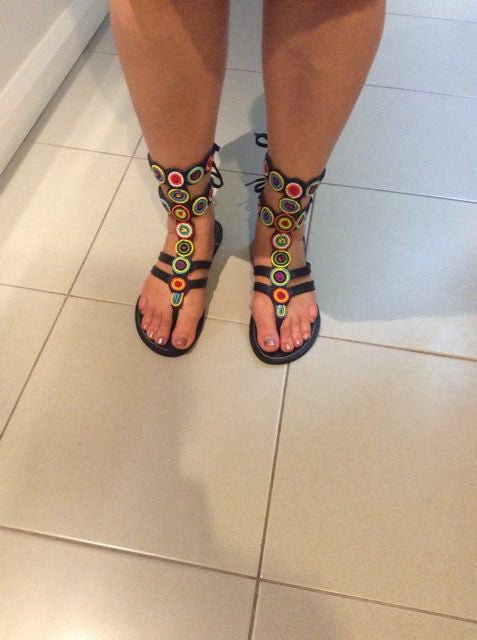 Maasai gladiator sandals deals